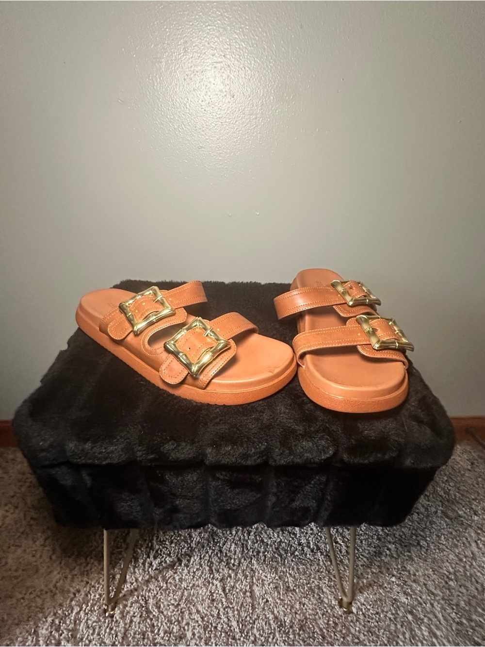Dream Pairs arch support buckle slides sandals